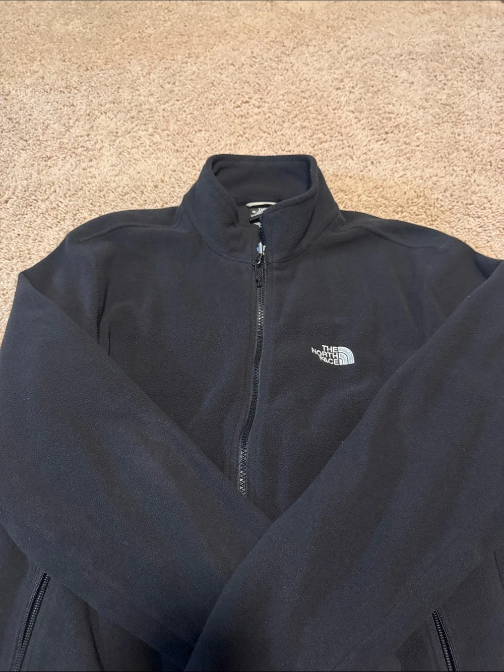 The North Face Black Full-Zip Fleece Jacket